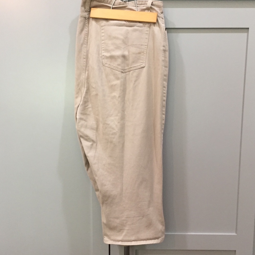 Tan Faded Glory capris